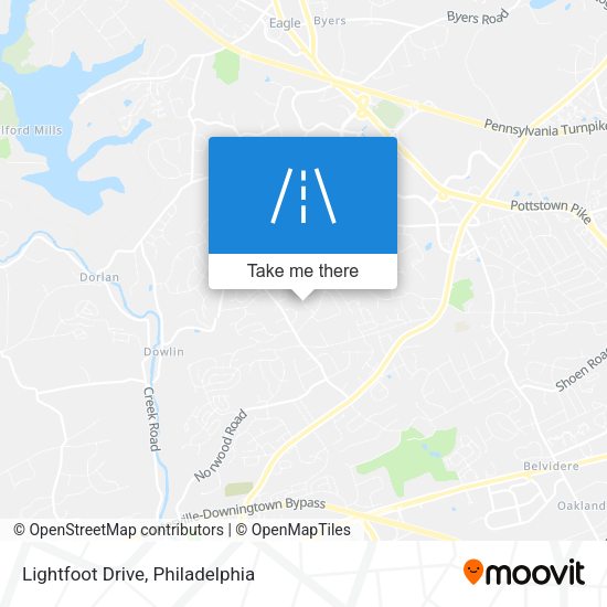 Lightfoot Drive map