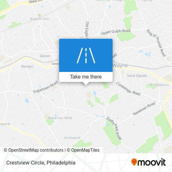 Mapa de Crestview Circle