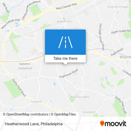 Heatherwood Lane map