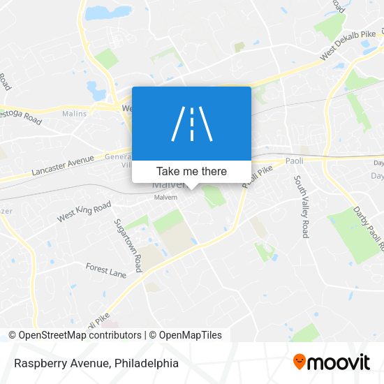Mapa de Raspberry Avenue