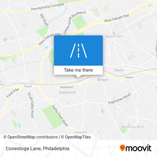 Mapa de Conestoga Lane
