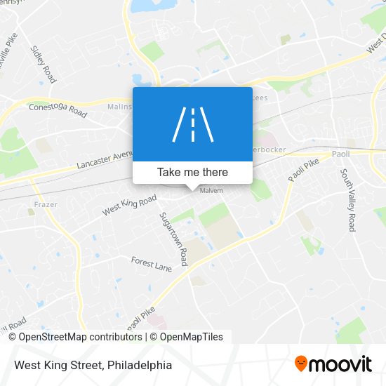 West King Street map
