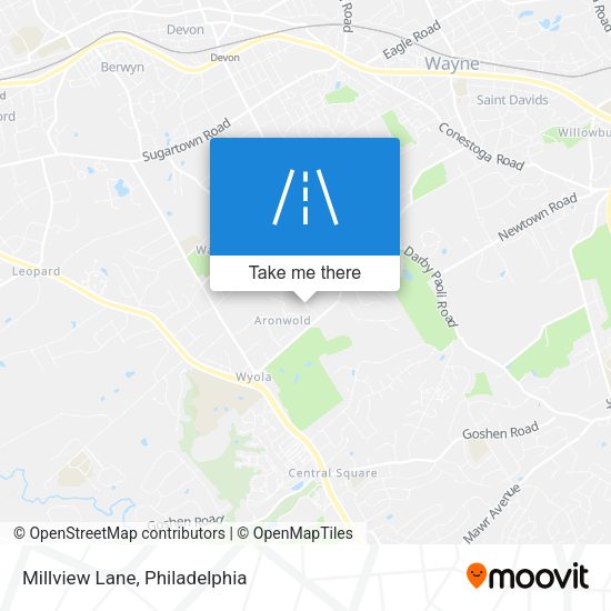 Mapa de Millview Lane