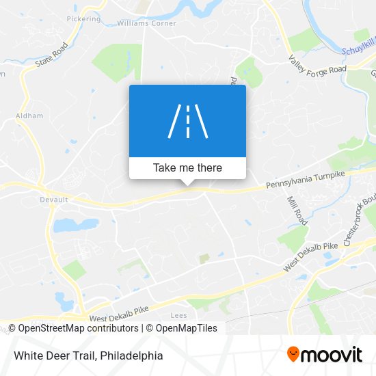 Mapa de White Deer Trail