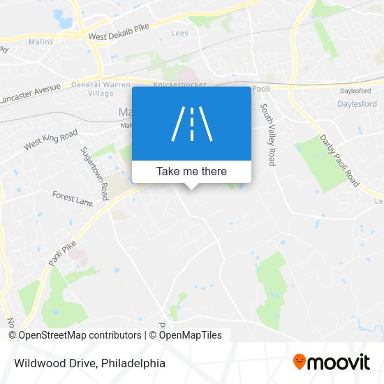 Mapa de Wildwood Drive