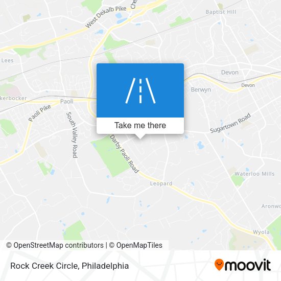 Mapa de Rock Creek Circle