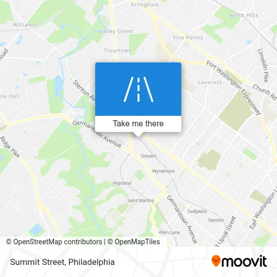 Summit Street map