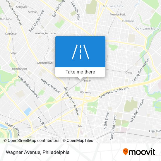 Mapa de Wagner Avenue