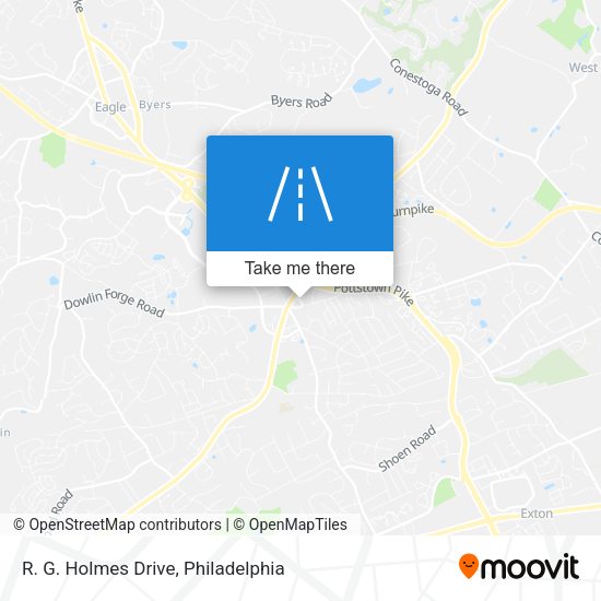 R. G. Holmes Drive map