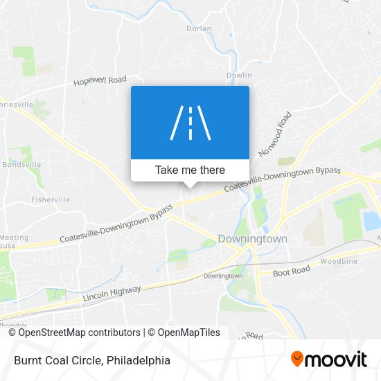 Burnt Coal Circle map
