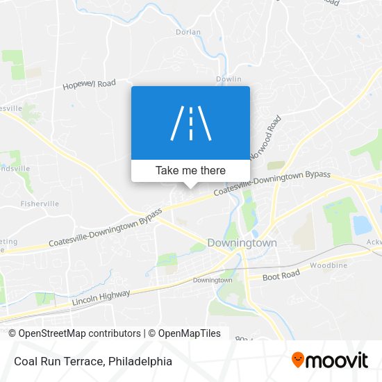 Coal Run Terrace map