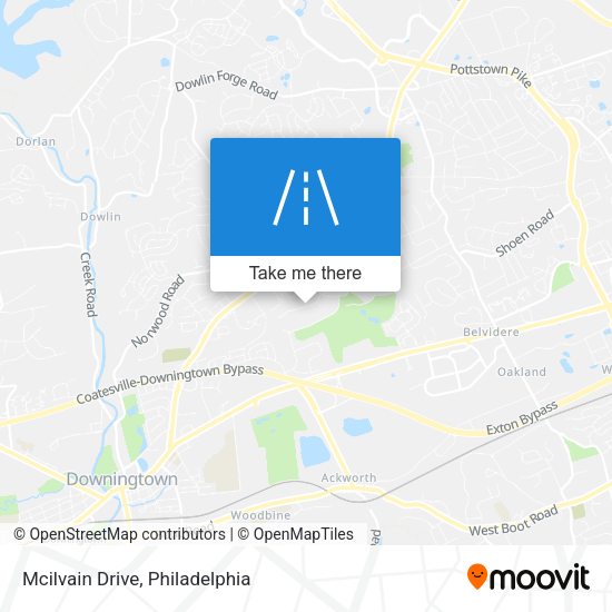 Mcilvain Drive map