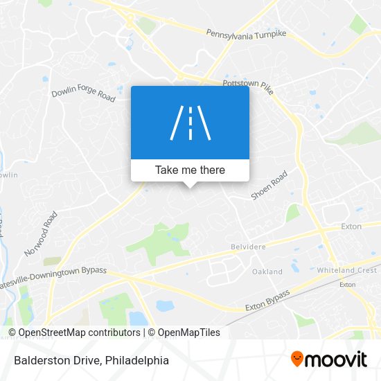 Balderston Drive map