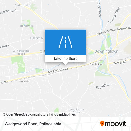 Wedgewood Road map