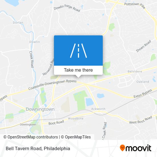 Mapa de Bell Tavern Road