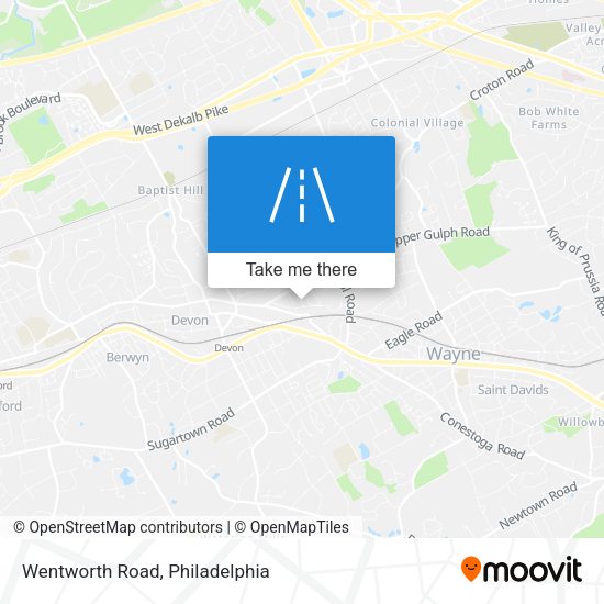 Mapa de Wentworth Road