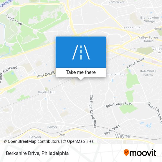 Berkshire Drive map