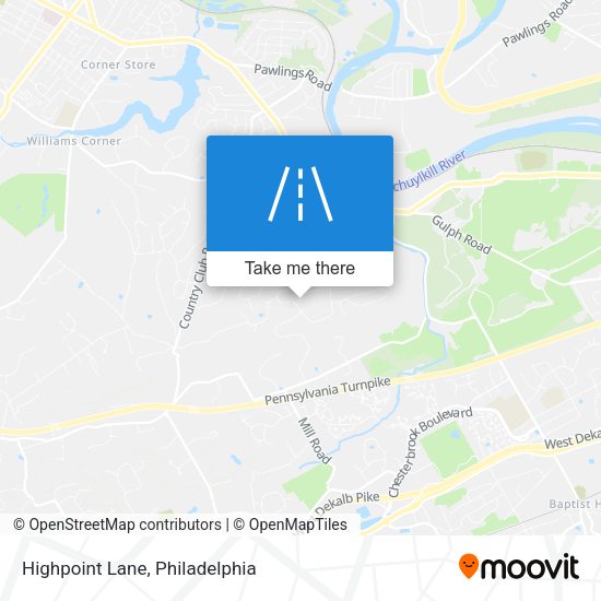 Highpoint Lane map
