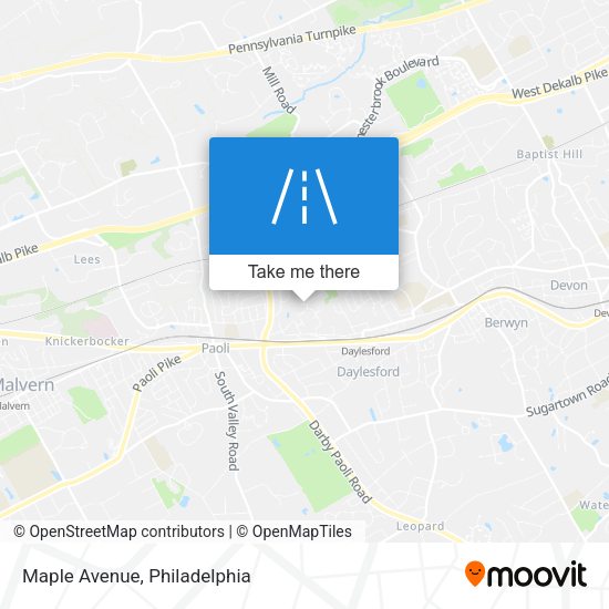 Mapa de Maple Avenue