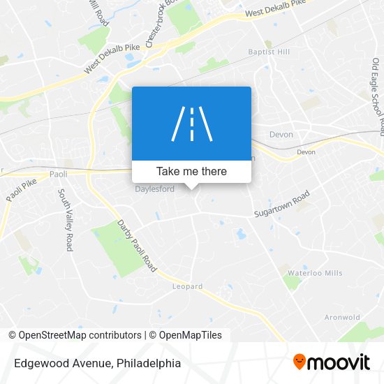 Edgewood Avenue map