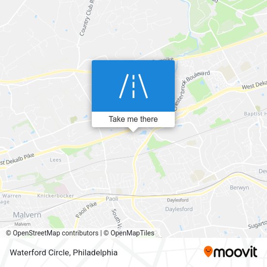 Waterford Circle map