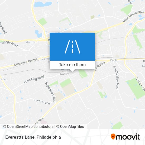 Mapa de Everestts Lane