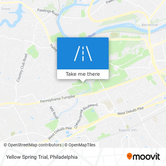 Mapa de Yellow Spring Trial