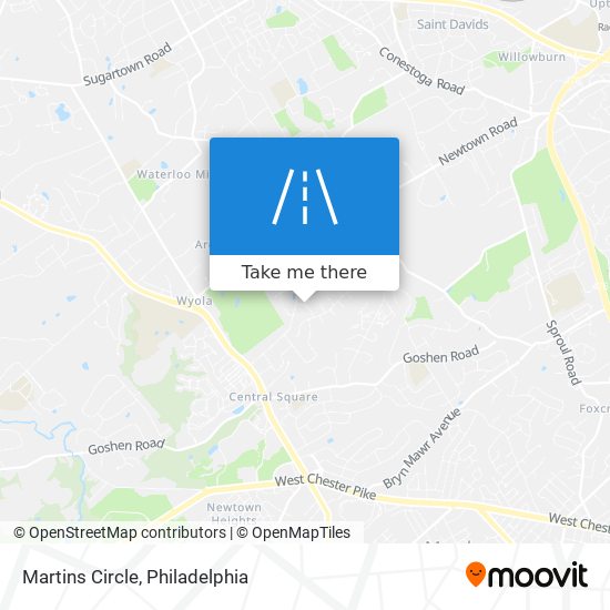 Martins Circle map
