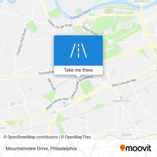 Mountainview Drive map