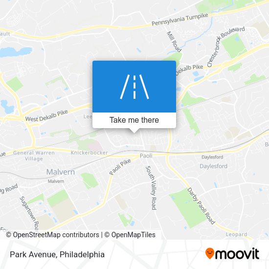 Mapa de Park Avenue