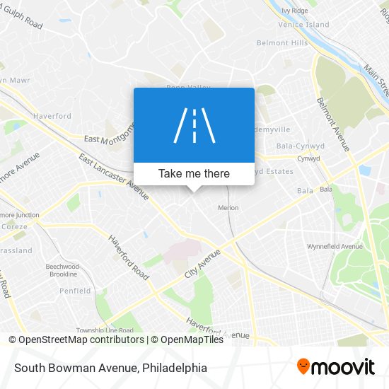 South Bowman Avenue map