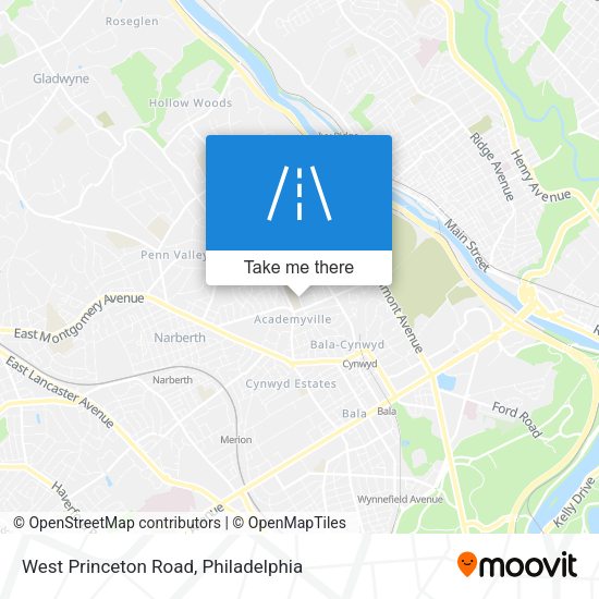West Princeton Road map