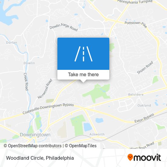Mapa de Woodland Circle