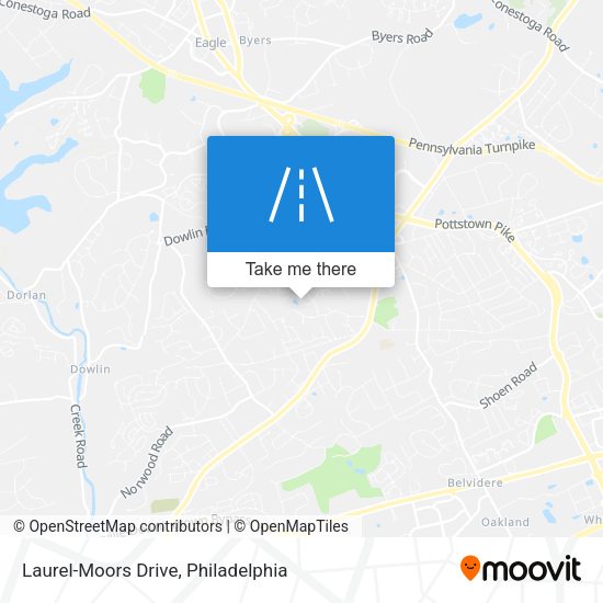 Laurel-Moors Drive map