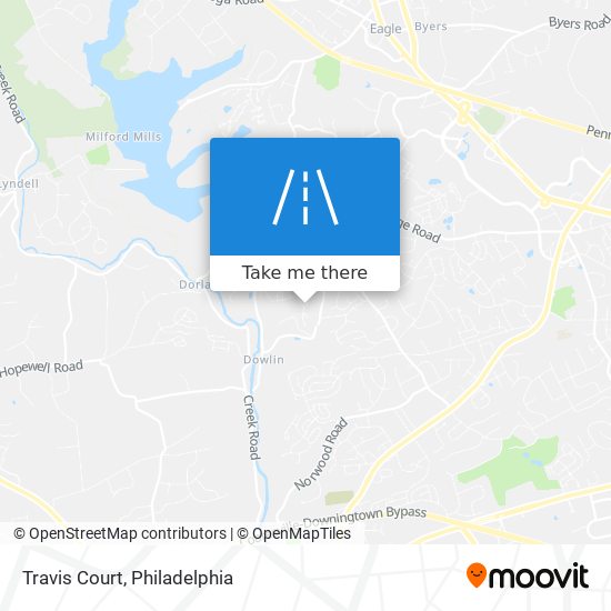 Mapa de Travis Court