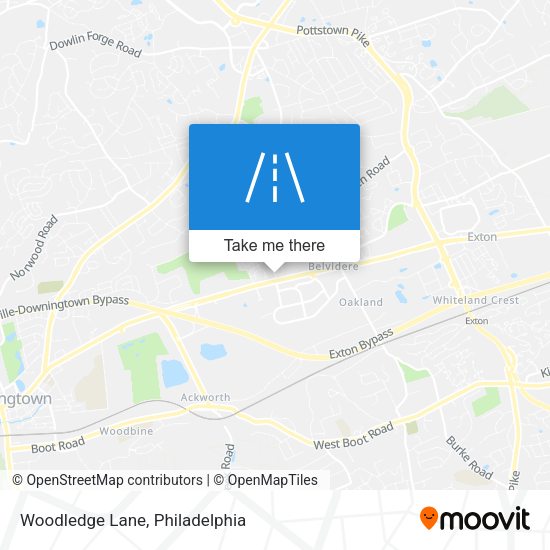 Woodledge Lane map