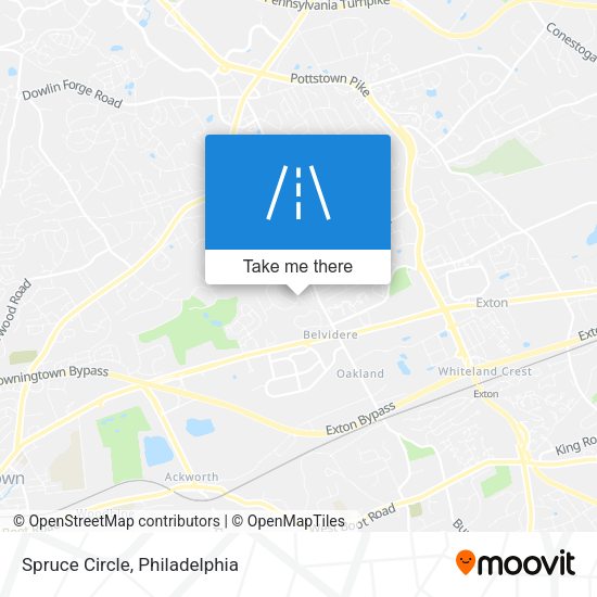 Mapa de Spruce Circle