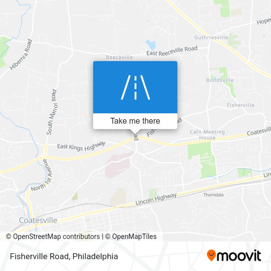 Fisherville Road map