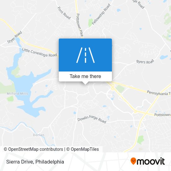 Mapa de Sierra Drive