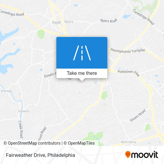 Fairweather Drive map