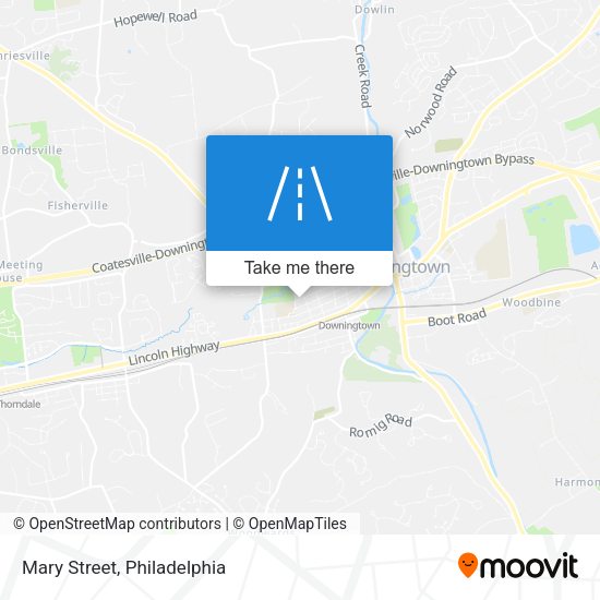 Mapa de Mary Street