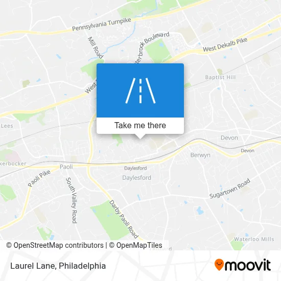 Laurel Lane map