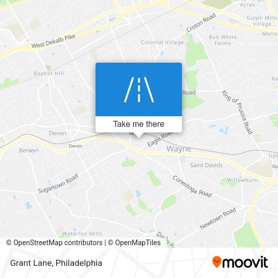 Grant Lane map