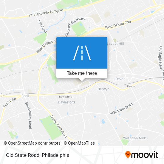 Old State Road map