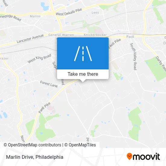Marlin Drive map