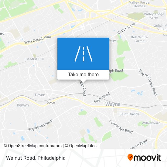 Mapa de Walnut Road