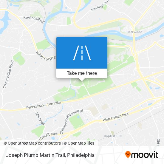 Joseph Plumb Martin Trail map