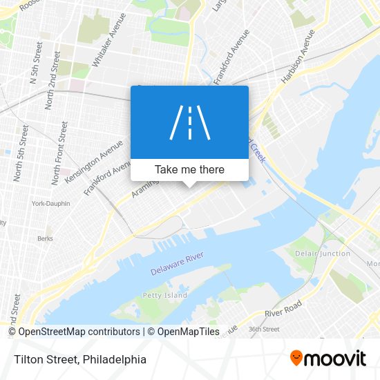 Mapa de Tilton Street