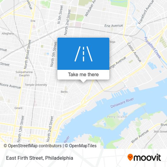 Mapa de East Firth Street