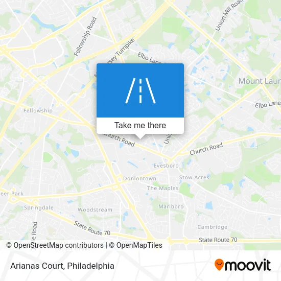 Arianas Court map